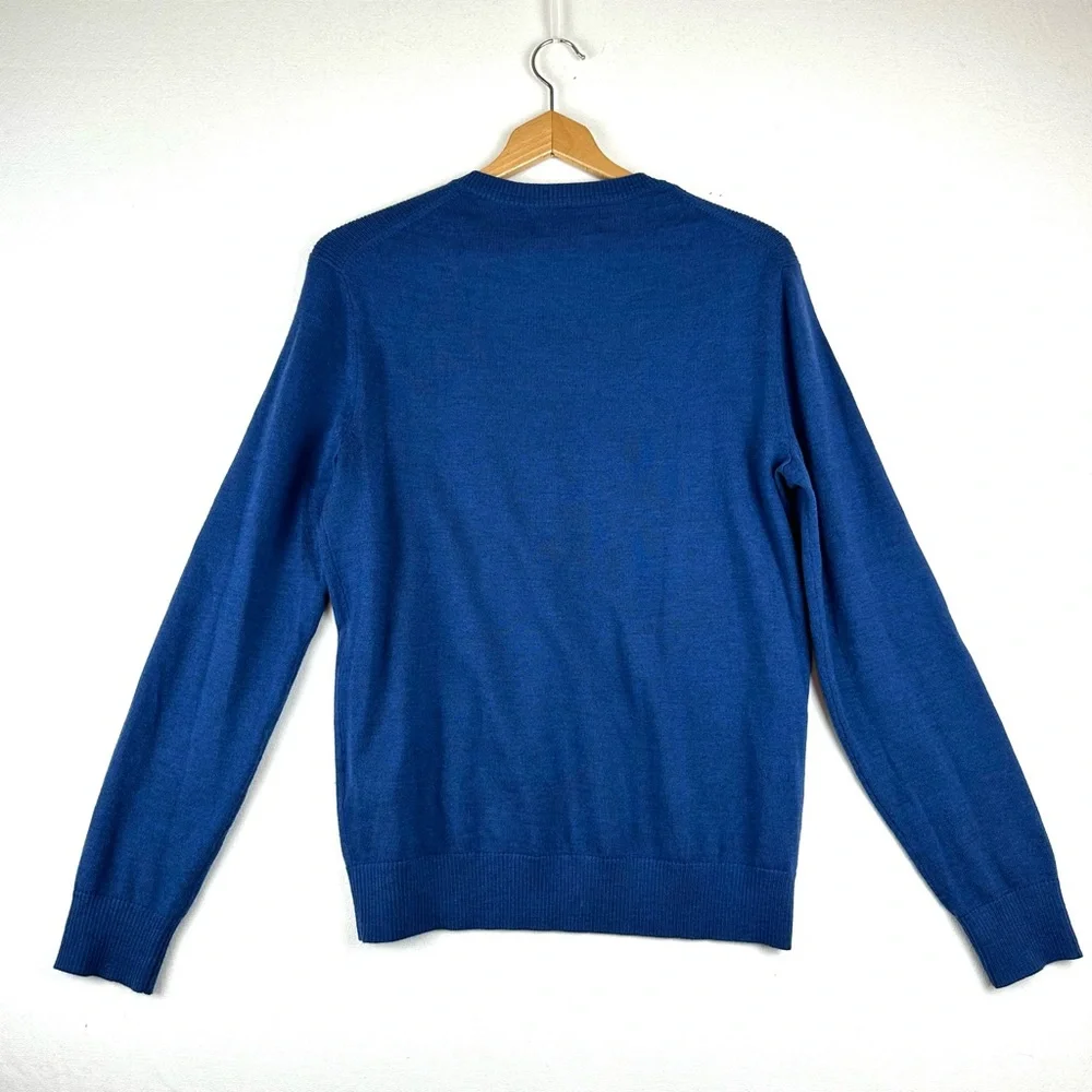 Banana Republic‎ Italian Merino Yarn by  Baruffa V-Neck Sweater Office